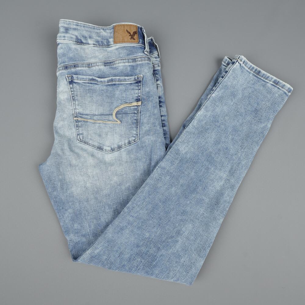 American Eagle Womens 12 Long Skinny Jeans Super Stretch
